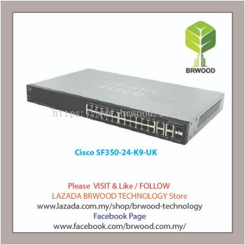 Cisco SF350-24-K9-UK: 24-port 10/100 Managed Switch 