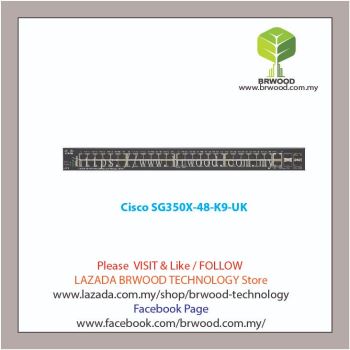 Cisco SG350X-48-K9-UK: 48-port Gigabit Stackable Switch