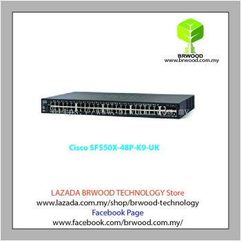 Cisco SF550X-48P-K9-UK: 48-port 10/100 PoE Stackable Switch