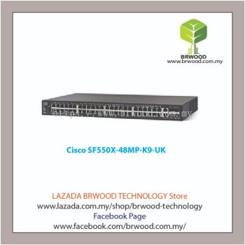 Cisco SF550X-48MP-K9UK: 48-port 10/100 PoE+ Stackable Switch