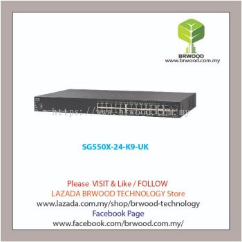 Cisco SG550X-24-K9-UK: 24-port Gigabit Stackable Switch