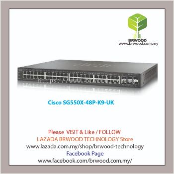 Cisco SG550X-48P-K9-UK: 48-port Gigabit PoE Stackable Switch