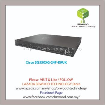 Cisco SG550XG-24F-K9UK: 24-Port 10G SFP+ Stackable Managed Switch 