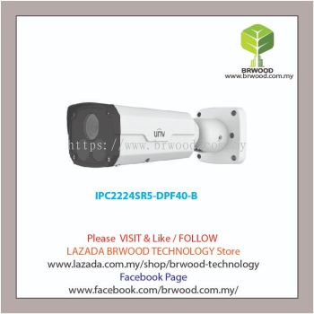 Uniview IPC2224SR5-DPF40-B: 4MP WDR Fixed Bullet Network Camera