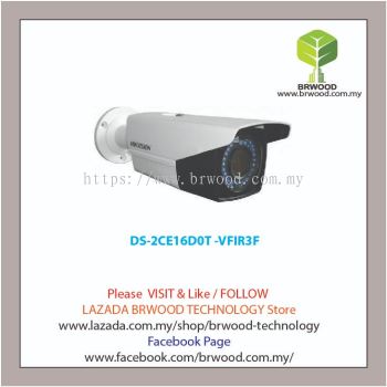 HIKVISION DS-2CE16D0T -VFIR3F: 2MP Vari-focal IR Bullet 