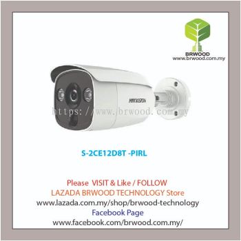 HIKVISION S-2CE12D8T -PIRL: 2MP Ultra-Low Light PIR detection Bullet Camera