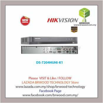 HIKVISION DS-7204HUHI-K1: TURBO HD 4CH 5MP FULL HD DIGITAL VIDEO RECORDER (DVR)
