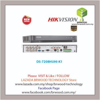 HIKVISION DS-7208HUHI-K1: Turbo HD 8CH 5MP H.265 Pro+/H.265 Pro Compression Full HD Digital Video Recorder (DVR)