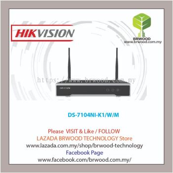 HIKVISION DS-7104NI-K1/W/M: 4 CH WiFi Network Video Recorder (NVR)   