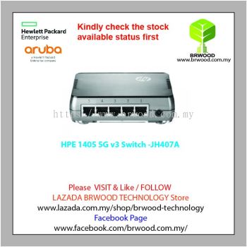 HPE JH407A: OfficeConnect 1405 5G v3 5 port 10/100/1000 Mbps Switch