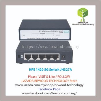 HPE JH327A: OfficeConnect 1420 5G 5 port 10/100/1000 Mbps Switch 