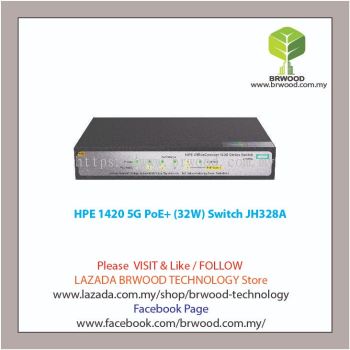 HPE JH328A: OfficeConnect 1420 5G 1 to 4 port PoE+ (32W) Switch