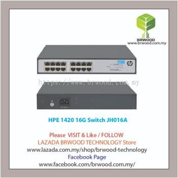 HPE JH016A: OfficeConnect 1420 16G 16 port 10/100/1000 Mbps Switch