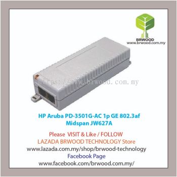 HP Aruba JW627A: PD-3501G-AC 1p GE 802.3af Midspan