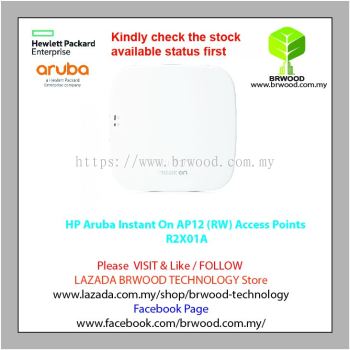 HP Aruba R2X01A: Aruba Instant On AP12 (RW) Access Points  