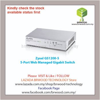 Zyxel GS1200-5: 5-Port Web Managed Gigabit Switch