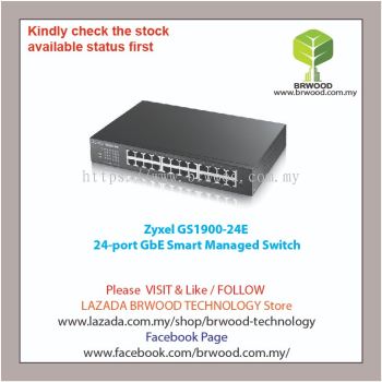 Zyxel GS1900-24E: 24-port GbE Smart Managed Switch