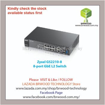 Zyxel GS2210-8: 8-port GbE L2 Switch