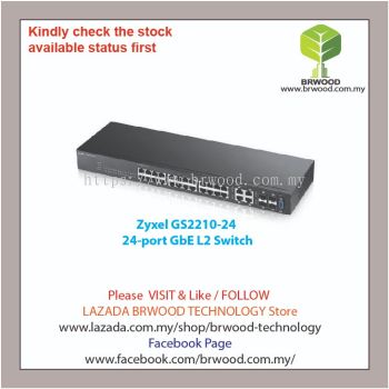 Zyxel GS2210-24: 24-port GbE L2 Switch