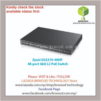 Zyxel GS2210-48HP: 48-port GbE L2 PoE Switch