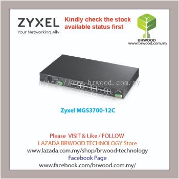 Zyxel MGS3700-12C: 12-port Combo GbE L2 Managed Switch