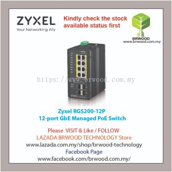 Zyxel RGS200-12P: 12-port GbE Managed PoE Switch