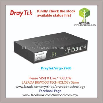DrayTek Vigor2960: Dual-WAN Load Balancing Router & VPN Gateway