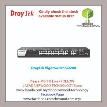 DrayTek VigorSwitch G2280: 28-Port L2 Managed Gigabit Switch