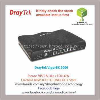 DrayTek Vigor BX2000: Dual-WAN Load Balancing Router / IP PBX
