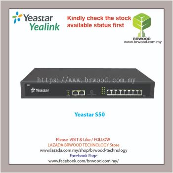 YEASTAR S50: VOIP PBX FOR 50 USERS 25 CONCURRENT CALL