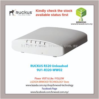 Ruckus 9U1-R320-WW02:ZoneFlex R320 Unleashed Indoor 802.11ac Wave 2 Wi-Fi Access Point