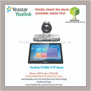 Yealink VC800-CTP: Basic Video Conferencing System - Brwood Technology