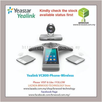 Yealink VC800-Phone-Wireless: VIDEO CONFERENCING SYSTEM FOR BETTER COLLABORATION - Brwood Technology