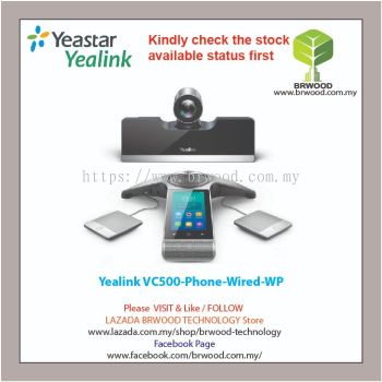 Yealink VC500-Phone-Wired-WP: Video Conferencing Endpoint