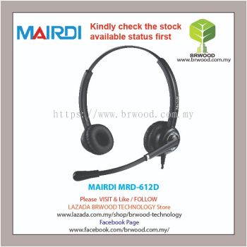 MAIRDI MRD-612D: Mairdi Double ear (Binaural) bendable microphone arm for call center headsets