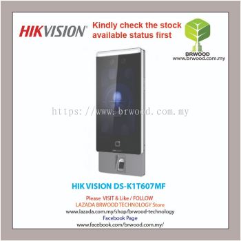 HIK VISION DS-K1T607MF: PRO SERIES WALL-MOUNTED FACE RECOGNITION TERMINAL SUPPORT FINGER PRINT