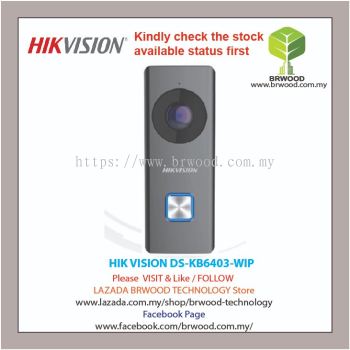 HIK VISION DS-KB6403-WIP: 12 VDC Wi-Fi Doorbell