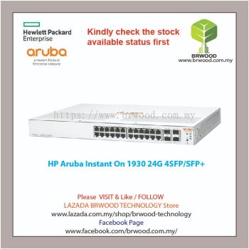 HP ARUBA JL682A: INSTANT ON 1930 24G 4SFP+ SWITCH