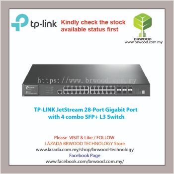 TP-Link T3700G-28TQ: JetStream 28-Port Gigabit Stackable L3 Managed Switch