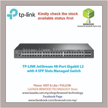 TP-Link T2600G-52TS(TL-SG3452): JetStream 48-Port Gigabit with 4 SFP L2 Managed Switch