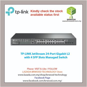 TP-Link T2600G-28TS(TL-SG3424): JetStream 24-Port Gigabit with 4 SFP L2 Managed Switch