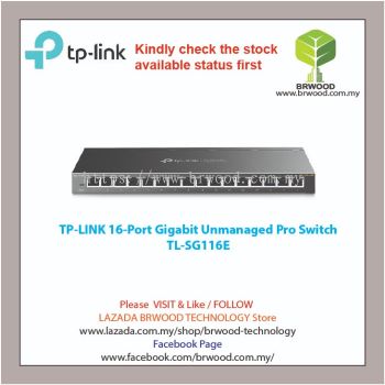 TP-Link TL-SG116E: 16-Port Gigabit Unmanaged Pro Switch 