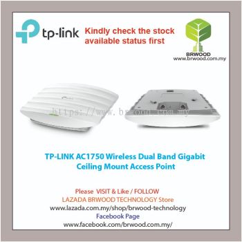 TP LINK EAP245: AC1750 Wireless Dual Band Gigabit  Ceiling Mount Access Point
