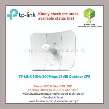 TP-LINK CPE610: 5GHz 300Mbps 23dBi Outdoor CPE