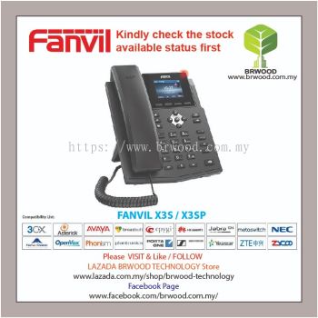 FANVIL X3S / X3SP :New Enterprise IP Phone