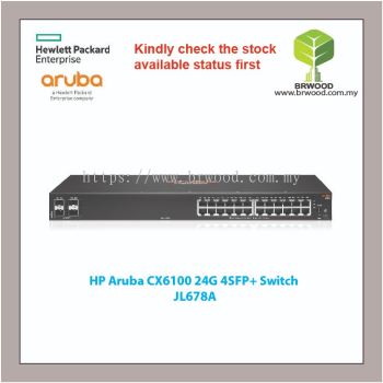 HP Aruba JL678A : CX6100 24G 4SFP+ SWITCH