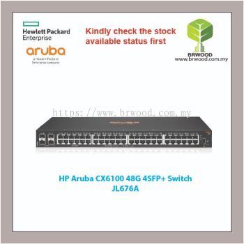 HP Aruba JL676A : CX6100 48G 4SFP+ Switch 