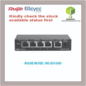 RUIJIE REYEE RG-ES105D: 5 Port 10/100 Mbps Metal Case Unmanaged Switches