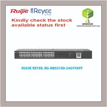 RUIJIE REYEE RG-NBS3100-24GT4SFP: 24GE C/W 4 SFP GIGABIT CLOUD MANAGED SWITCHES