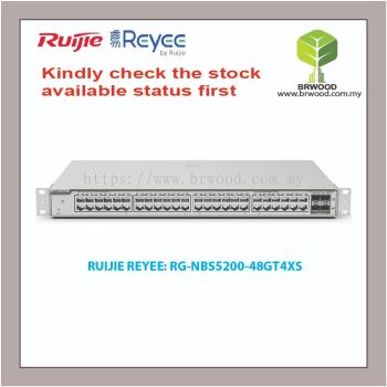 RUIJIE REYEE RG-NBS5200-48GT4XS: 48GE C/W 4 SFP+ GIGABIT L2+ CLOUD MANAGED SWITCHES